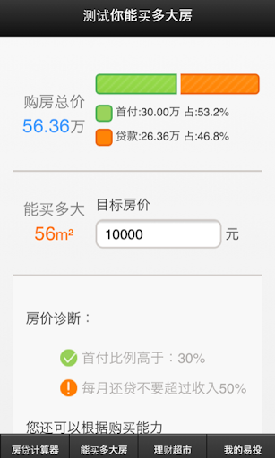 【免費財經App】购房能力评估-测试你能买多大房，购房助手，房贷计算-APP點子