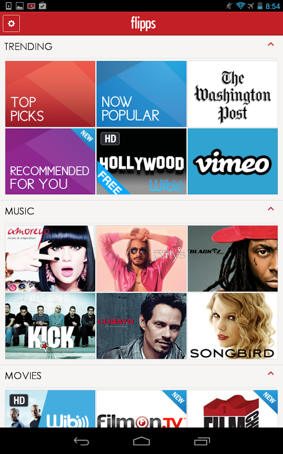 Flipps HD (Former iMediaShare) - screenshot