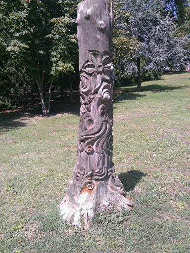 Carved Tree Statue