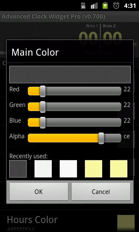 Advanced Clock Widget Pro - screenshot