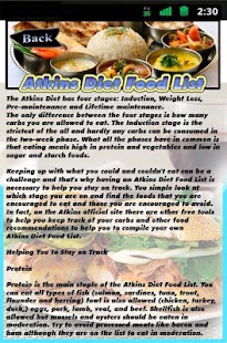 download Atkins Diet Food List free