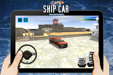 Cargo Ship Car Transporter 3D by MobilePlus poster 2