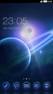 Lastest Saturn Space C Launcher Theme APK for Android