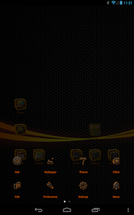 Free Orange Thund GO Launcher Theme APK