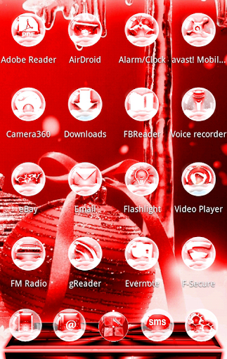 【免費個人化App】NEXT LAUNCHER 3D RED NY THEME-APP點子