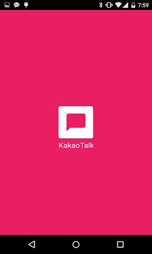 KakaoTalk theme Material Pink