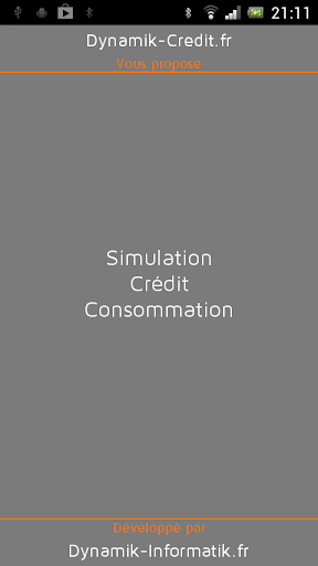 Simulation Crédit Consommation