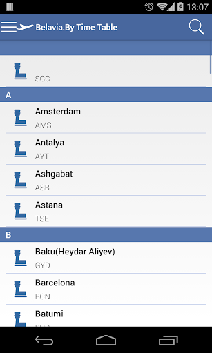 Belavia.by Time Table