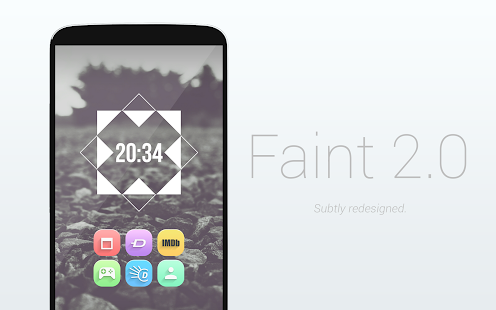 Faint 2.0 - Icon Pack