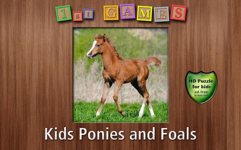 1st Games Kids Pony Puzzles Screen 1