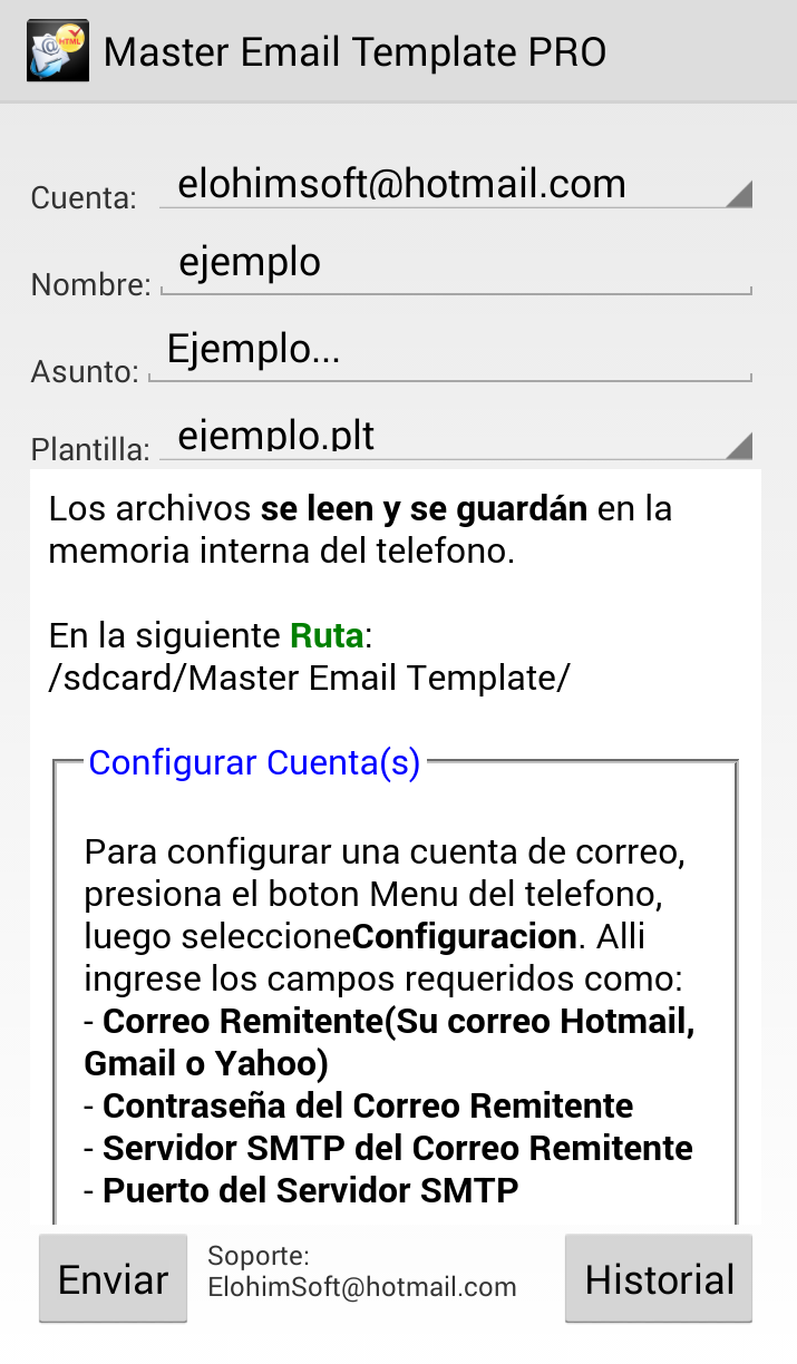 Master Email Template PRO Screen 1