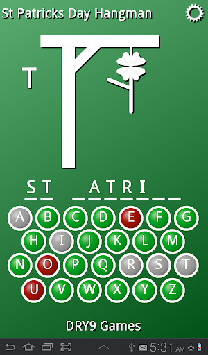 【免費解謎App】St Patrick's Day Hangman-APP點子