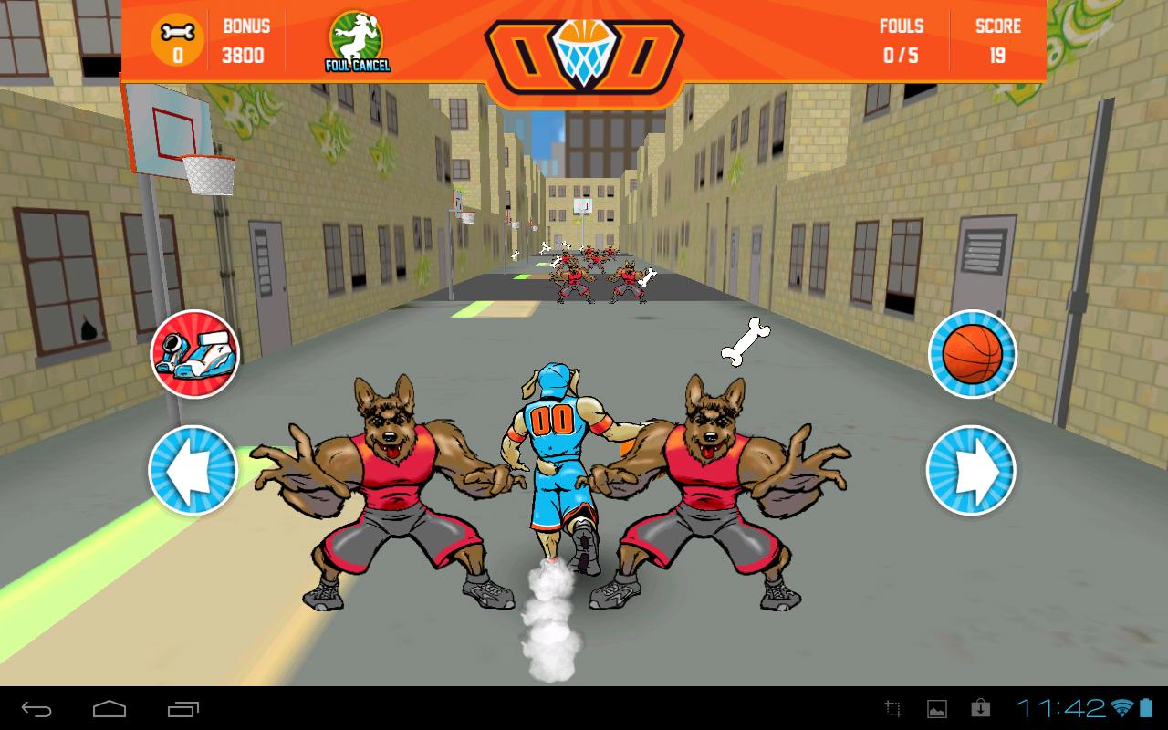 Android application DunkDog Dreams screenshort