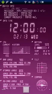 Device Info Ex Live Wallpaper - screenshot thumbnail
