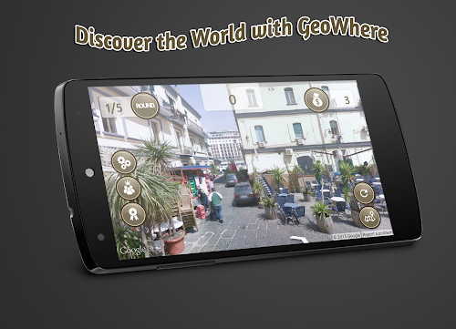 Android application GeoWhere Geography Learning screenshort