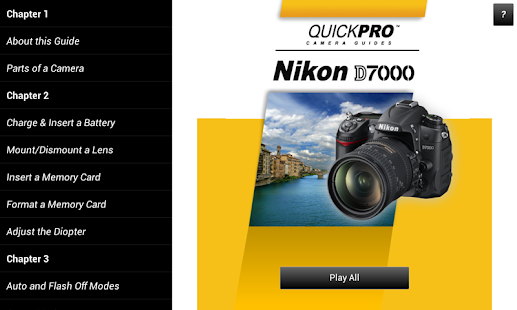 Guide to Nikon D7000