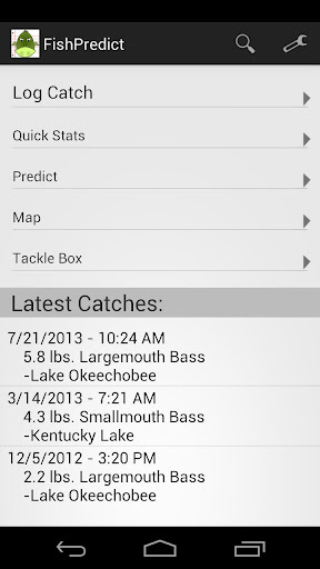 FishPredict Angler Log