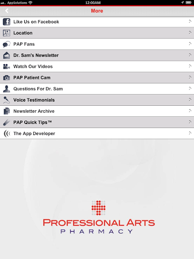 【免費醫療App】Professional Arts Pharmacy-APP點子