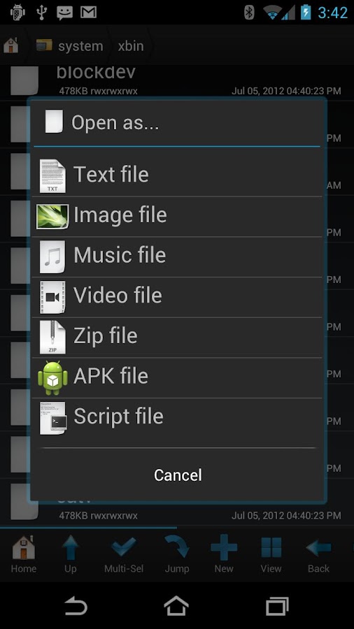    Root Browser (File Manager)- screenshot  