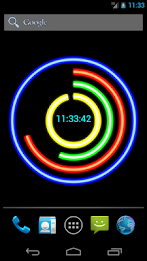 Neon Clock Live Pro Wallpaper poster 16