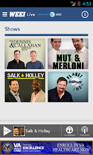 WEEI Live - screenshot thumbnail