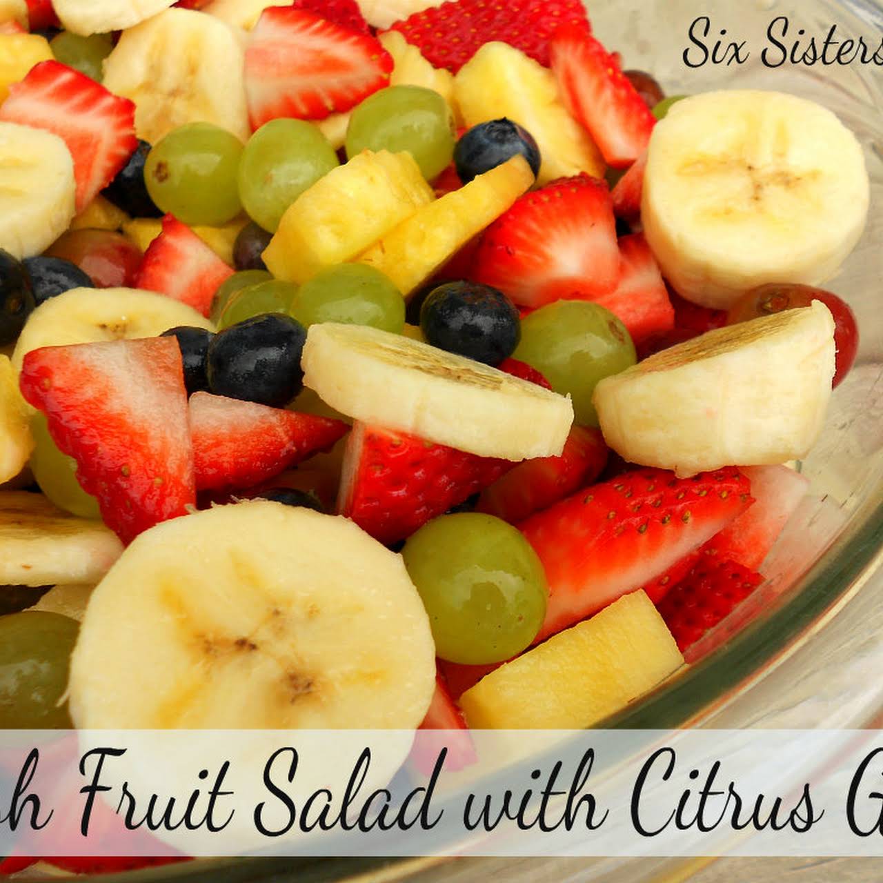  spacious Fruit Salad with Citrus Glaze