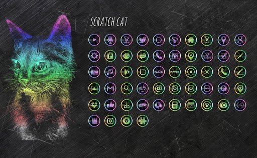 Scratch Cat 런처플래닛 테마