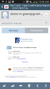 Voltage SecureMail Business app for Android Preview 1