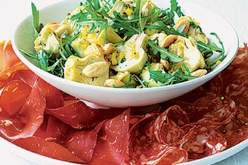Artichoke & lemon salad