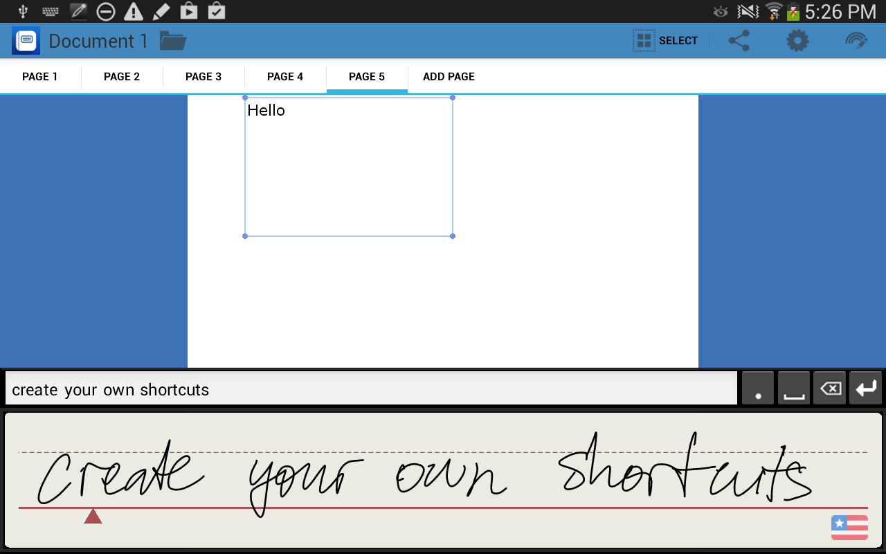 WritePad - screenshot