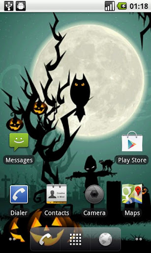 【免費個人化App】Halloween Live Wallpaper-APP點子