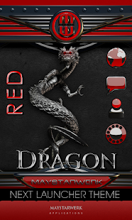 How to install NEXT theme dragon red lastet apk for bluestacks