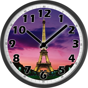 Tour Eiffel Afternoon Clock