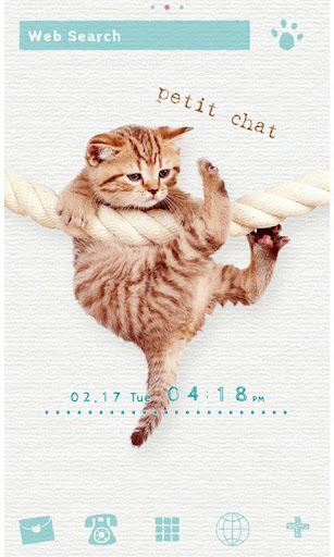 かわいい猫の壁紙・アイコン-meow meow-無料きせかえ