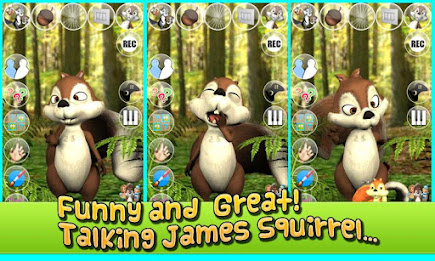 Talking James Squirrel AdFree poster 7
