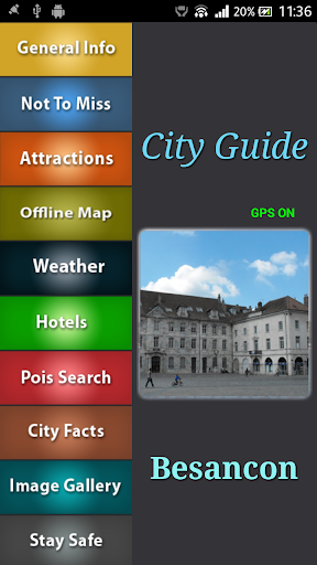 Besancon Offline Map Guide