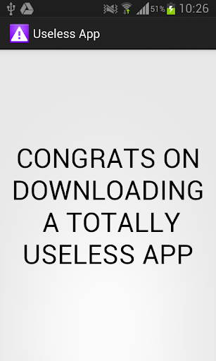 Useless App