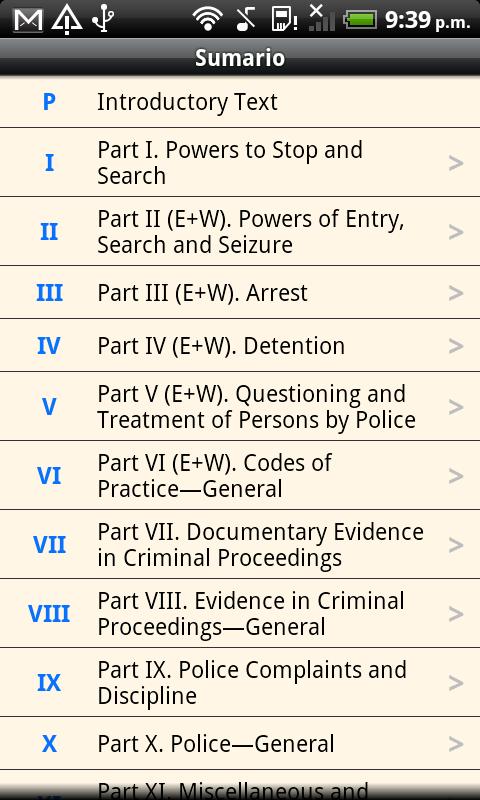 Police &amp; Criminal Evidence Act Screen 2