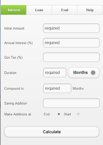 Financial Calculator