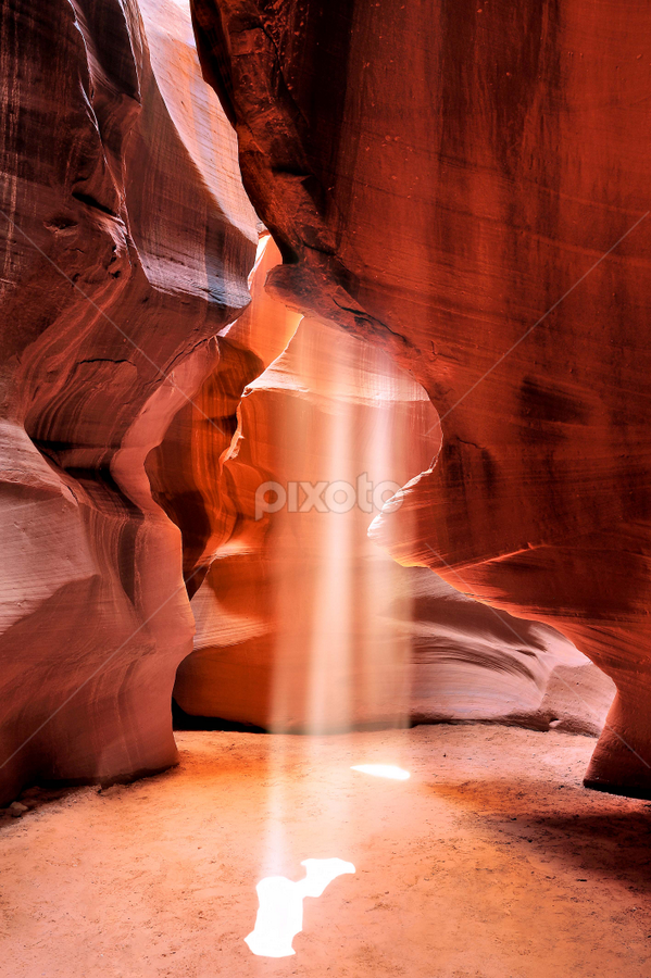 Guiding Light by Grazina Wade - Landscapes Caves & Formations