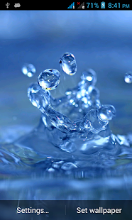 How to install Water Splash Live Wallpaper 1.0 apk for bluestacks