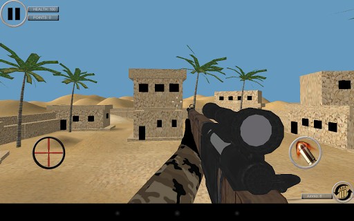 【免費街機App】Sniper desert shooting-APP點子