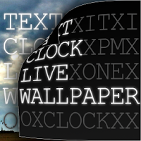 Text Clock Live Wallpaper APK Icon