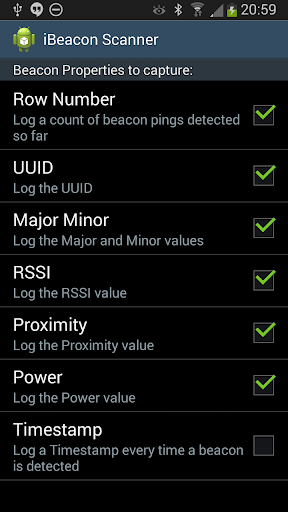 Beacon Scanner Logger free