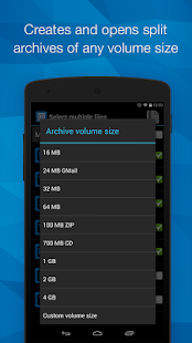 B1 Archiver zip rar unzip Screenshot