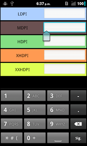 Screen Size Calculator