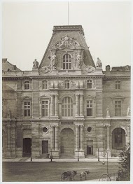 Gipsmodellen voor beeldhouwwerken op het Palais du Louvre: "La Poésie et la Philosophie" door François Félix Roubaud