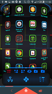 Glowing Next Launcher 3D Theme - screenshot thumbnail