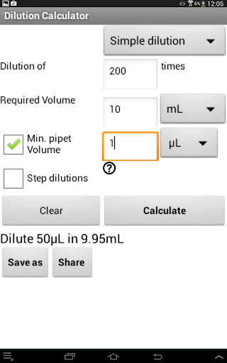 【免費工具App】Dilution Calculator (Free)-APP點子