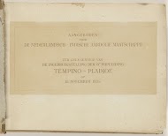 Titelblad van het fotoalbum ter gelegenheid van de ingebruikstelling van de 8" pijpleiding Tempino-Pladjoe door de Nederlandsch-Indische Aardolie Maatschappij in 1935